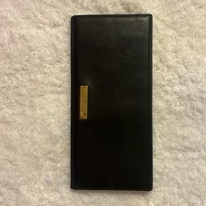 Black Gucci Leather Long Wallet